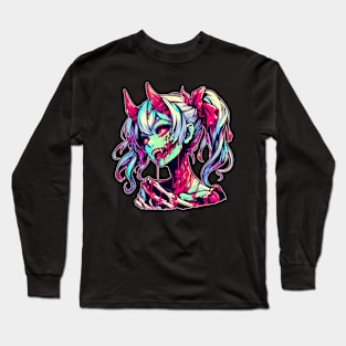 zombie-oni cheerleader Long Sleeve T-Shirt